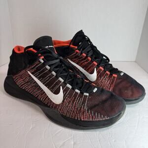 Nike‎ Zoom Ascention Men's Basketball Shoes Black Red #832234-003 Size 11.5